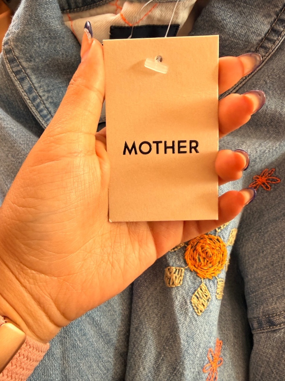 MOTHER The Put Me In Coach Denim Jacket - Picture 7 of 8